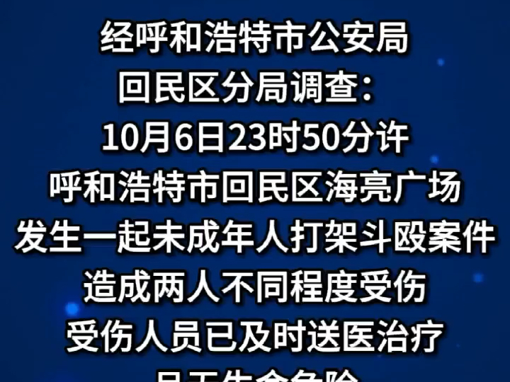 造谣、捏造呼和浩特海亮广场“当街杀人” ,20人被处罚哔哩哔哩bilibili