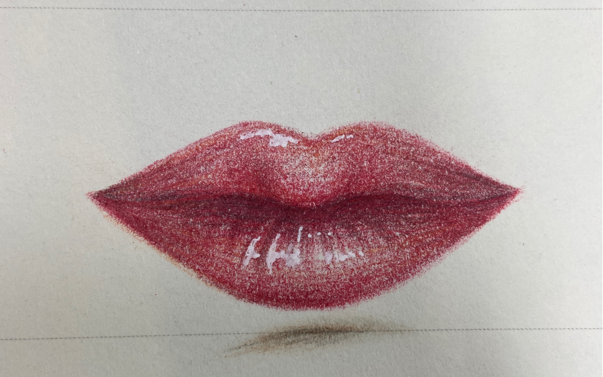 彩铅眉毛嘴巴,封面与现实的对比_哔哩哔哩_bilibili