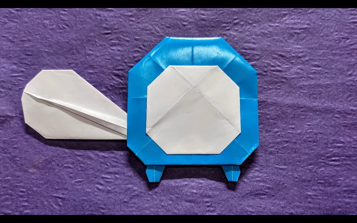 【origami instructions】蚊香蝌蚪(可梦折纸教程pokemon poliwag
