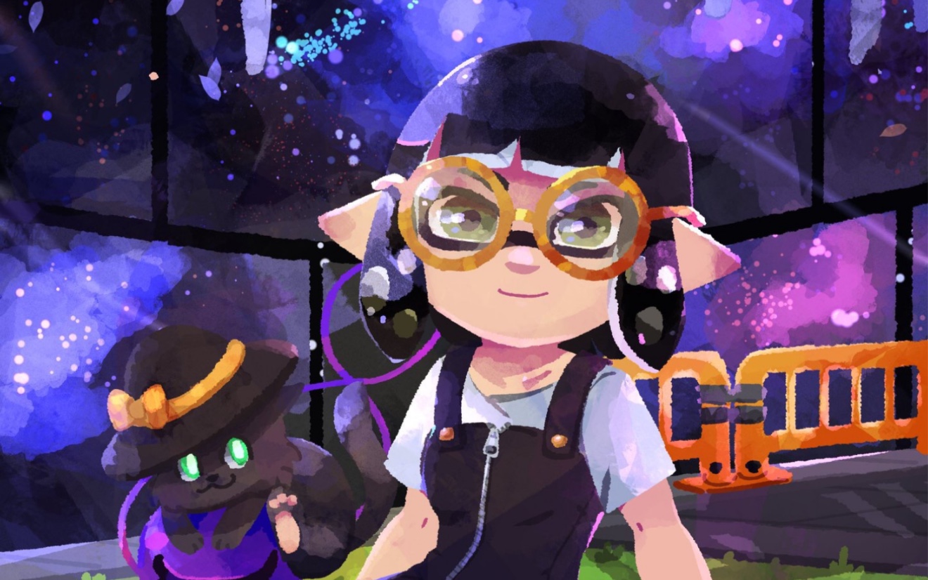 splatoon喷射战士2来看圣诞帽