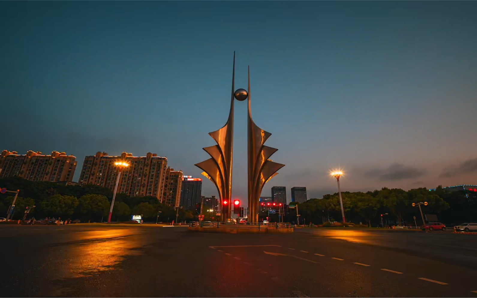 航拍嘉善罗星街道_哔哩哔哩_bilibili