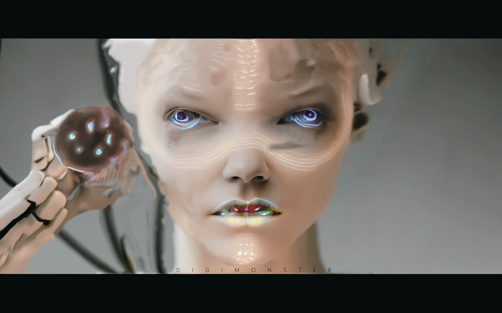 4k画质 3840x2160——ai机器人恐怖谷 赛博朋克科幻短片