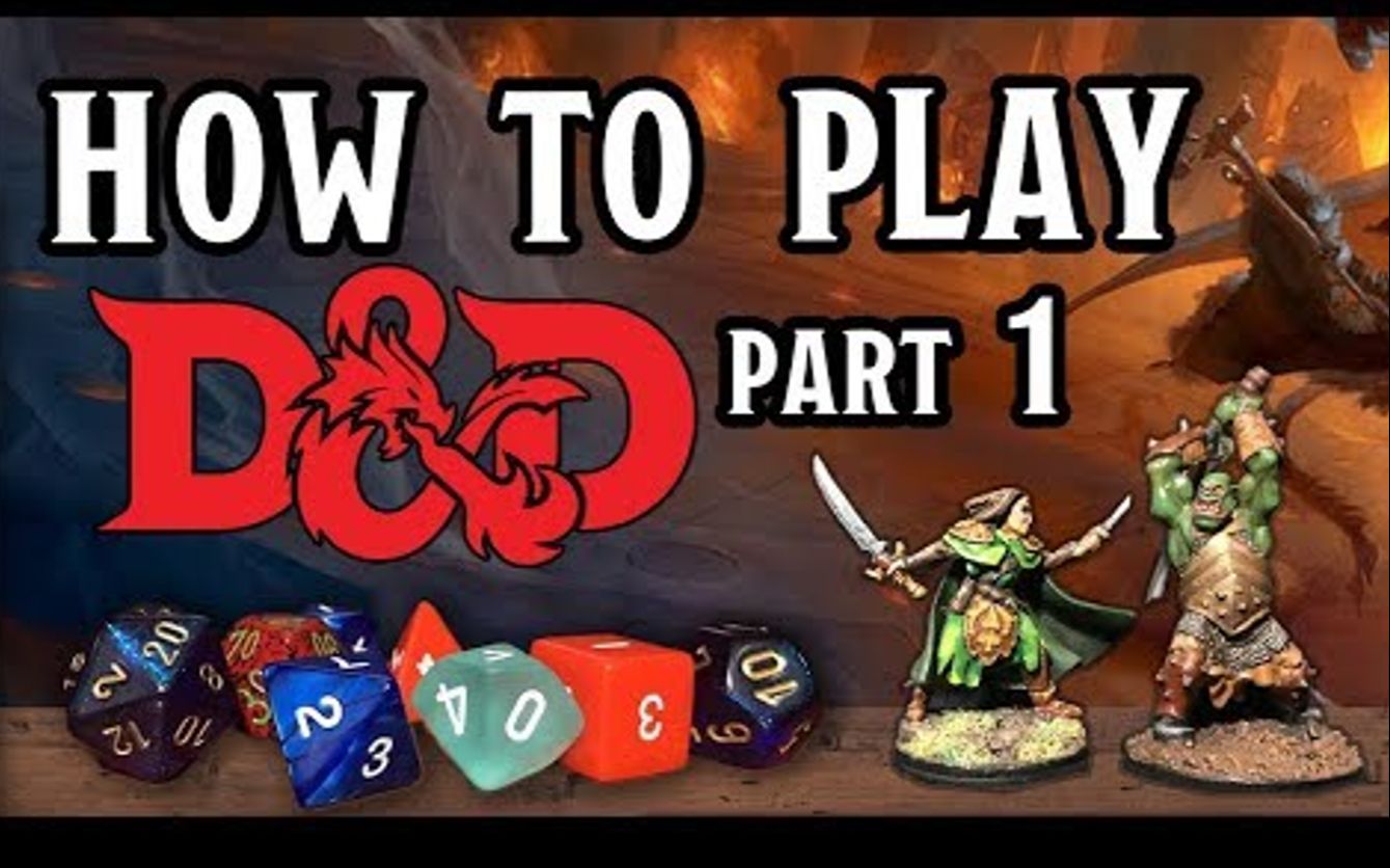 《龙与地下城》怎么玩【1】示例 how to play d&d part 1 - a sample