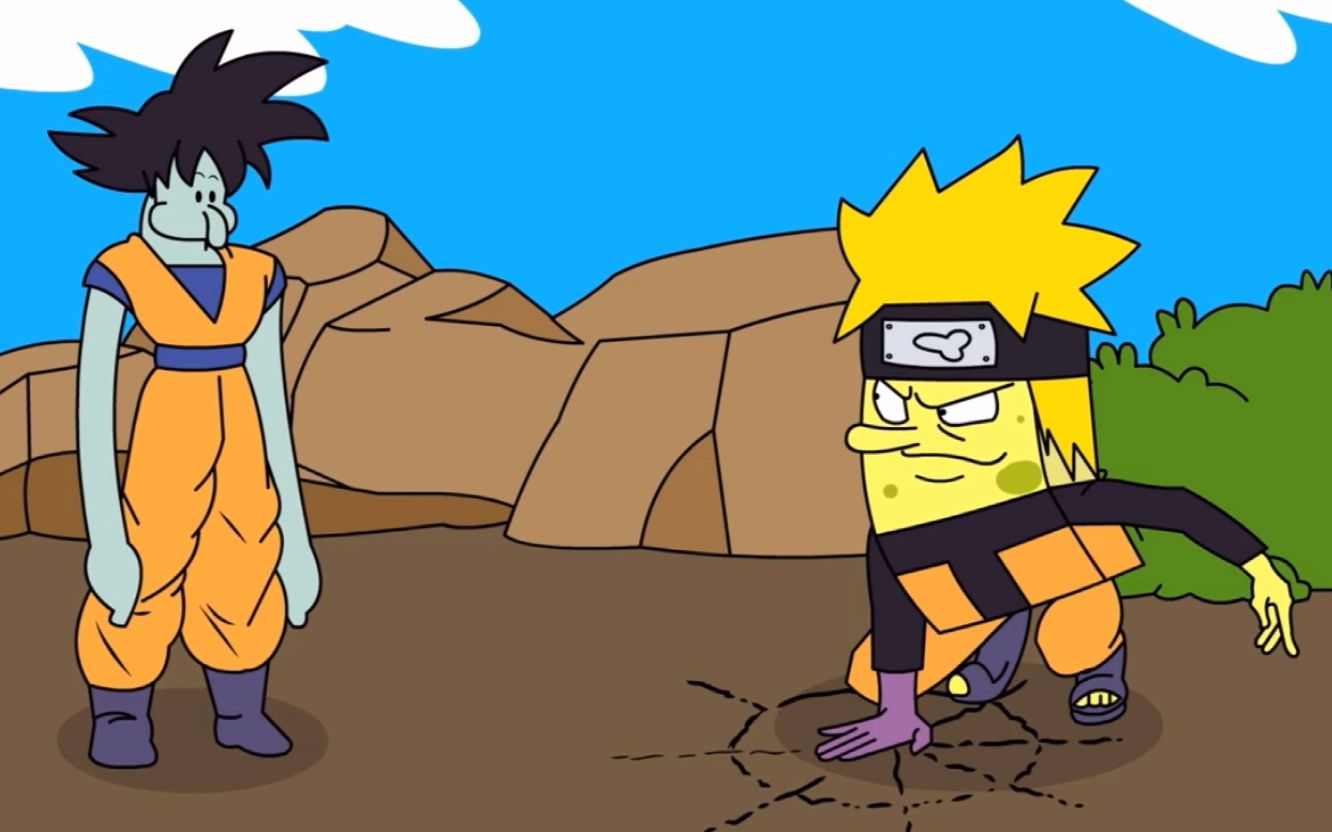 【鬼畜】:火影vs七龙珠