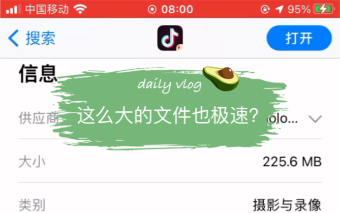 这是抖音极速版?这么大的文件也极速?哔哩哔哩bilibili