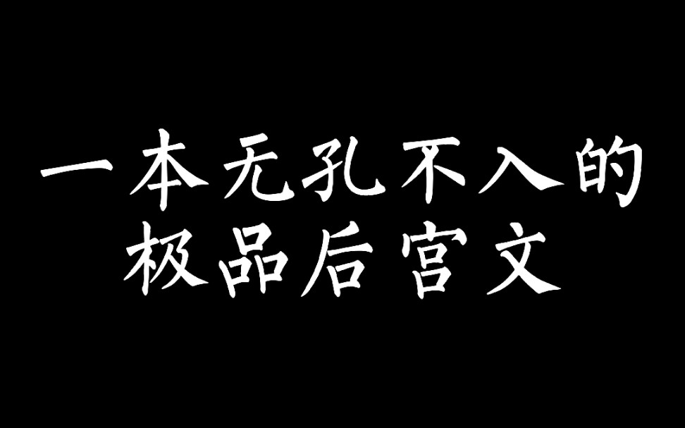 一本无孔不入的极品后宫文哔哩哔哩bilibili