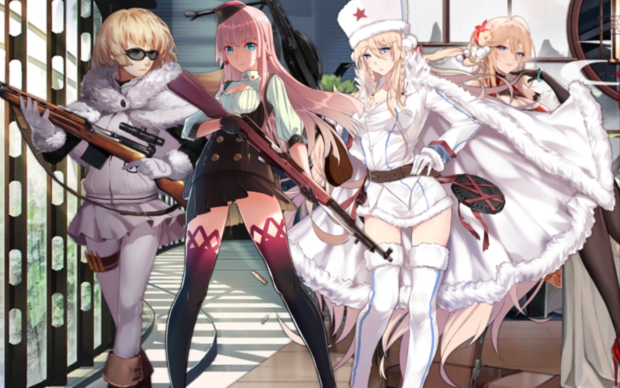 【少女前线】dp28 西蒙诺夫 svt38(立绘 大破)-malnombre-malnombre