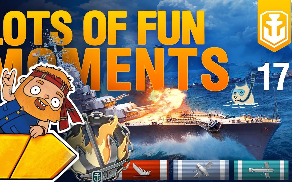 【战舰世界】官方有趣时刻精彩集锦 #17——出征的巡洋舰