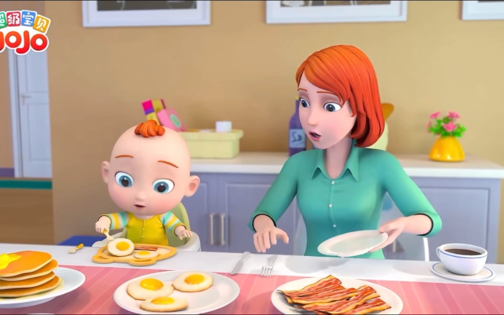 超级宝贝jojo-一起吃早餐_哔哩哔哩_bilibili