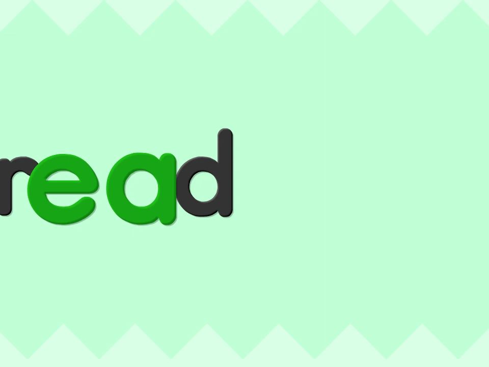 phonics chant┃ee · ea ∥ double letter vowels