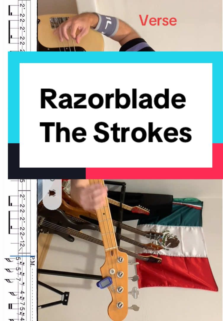 Razorblade低音tans封面,Youtube上的Strokes完整歌曲 (bio中的链接)哔哩哔哩bilibili