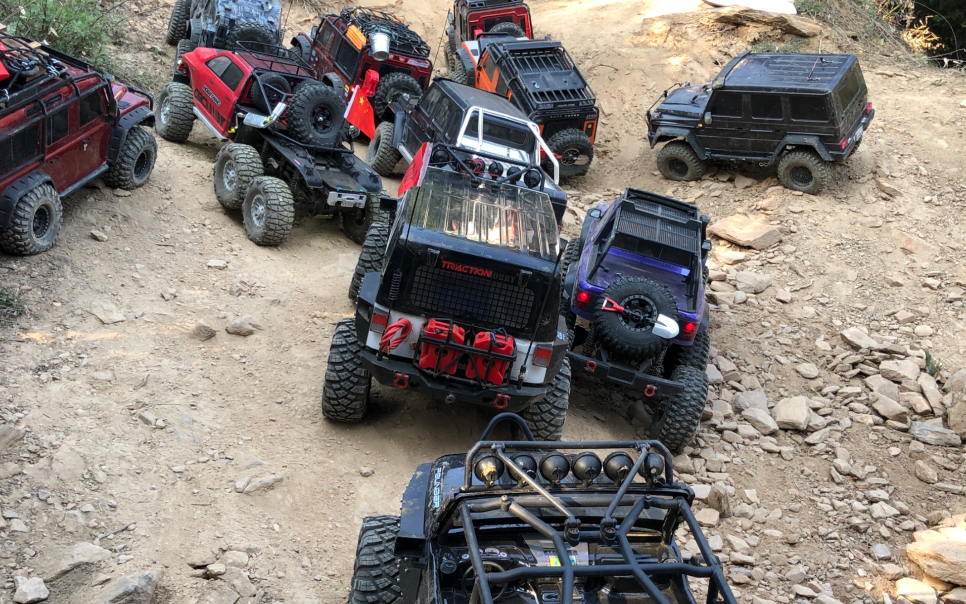 郑州rc攀爬车队小聚会各种攀爬一起畅玩