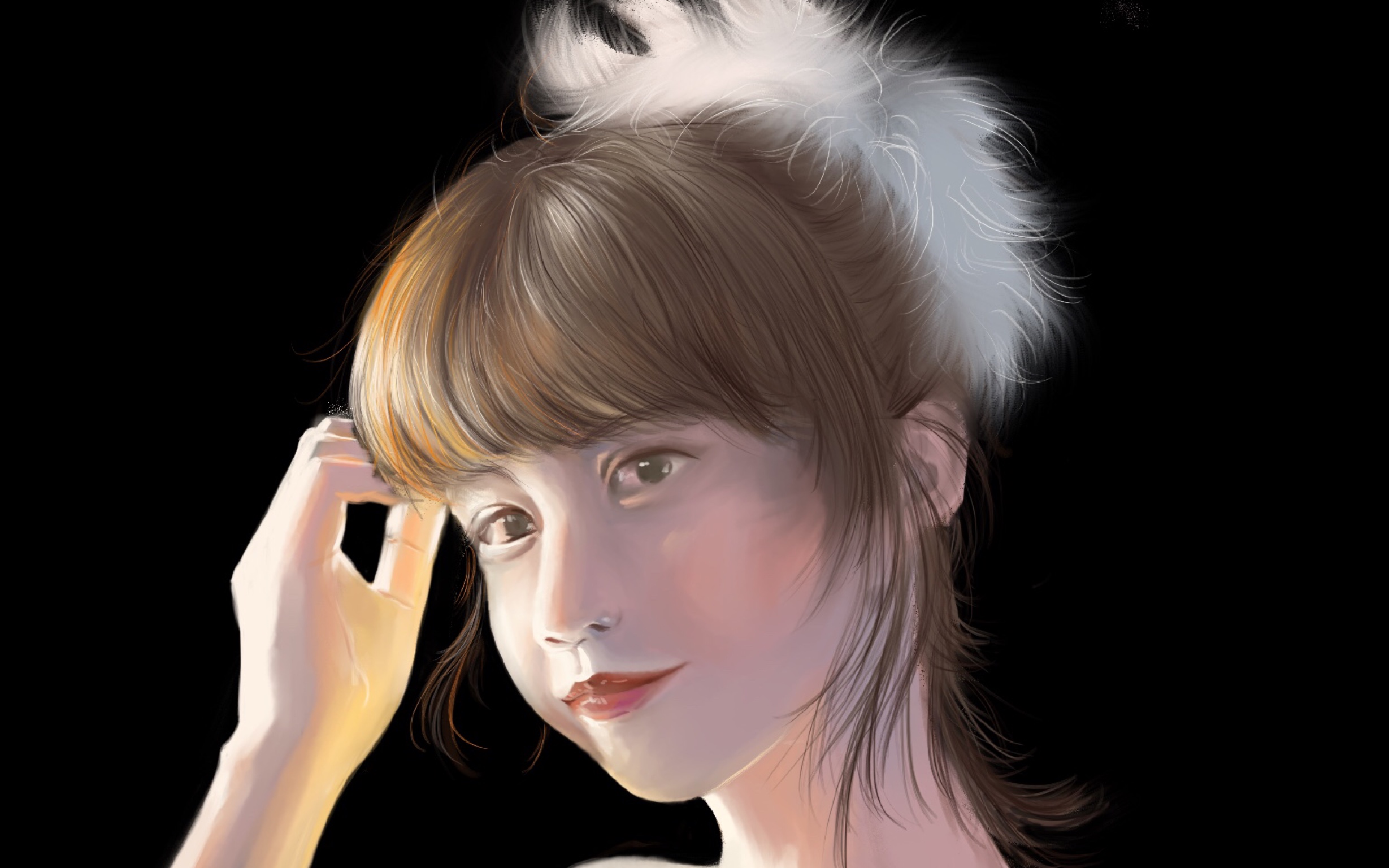 厚涂〗真人照片厚涂!刚刚开始练!