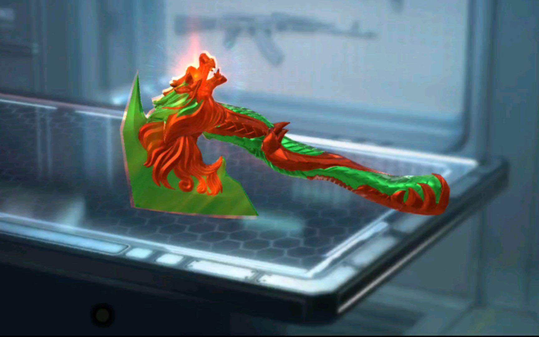 龙啸皮肤之红绿色