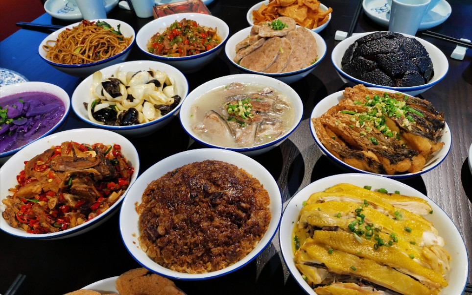 万载祠堂宴六大碗,好吃到6～#宜春旅游迎宾宴_哔哩哔哩_bilibili