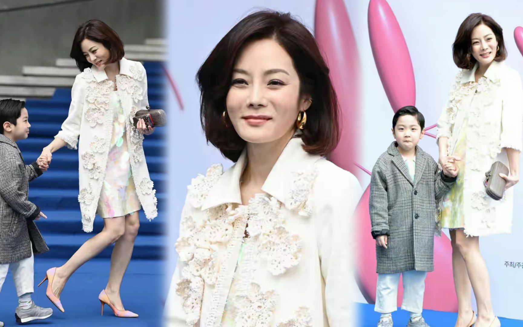 蔡琳携子露面大变样 儿子帅气似高梓淇 父母离婚3岁才知有爸爸