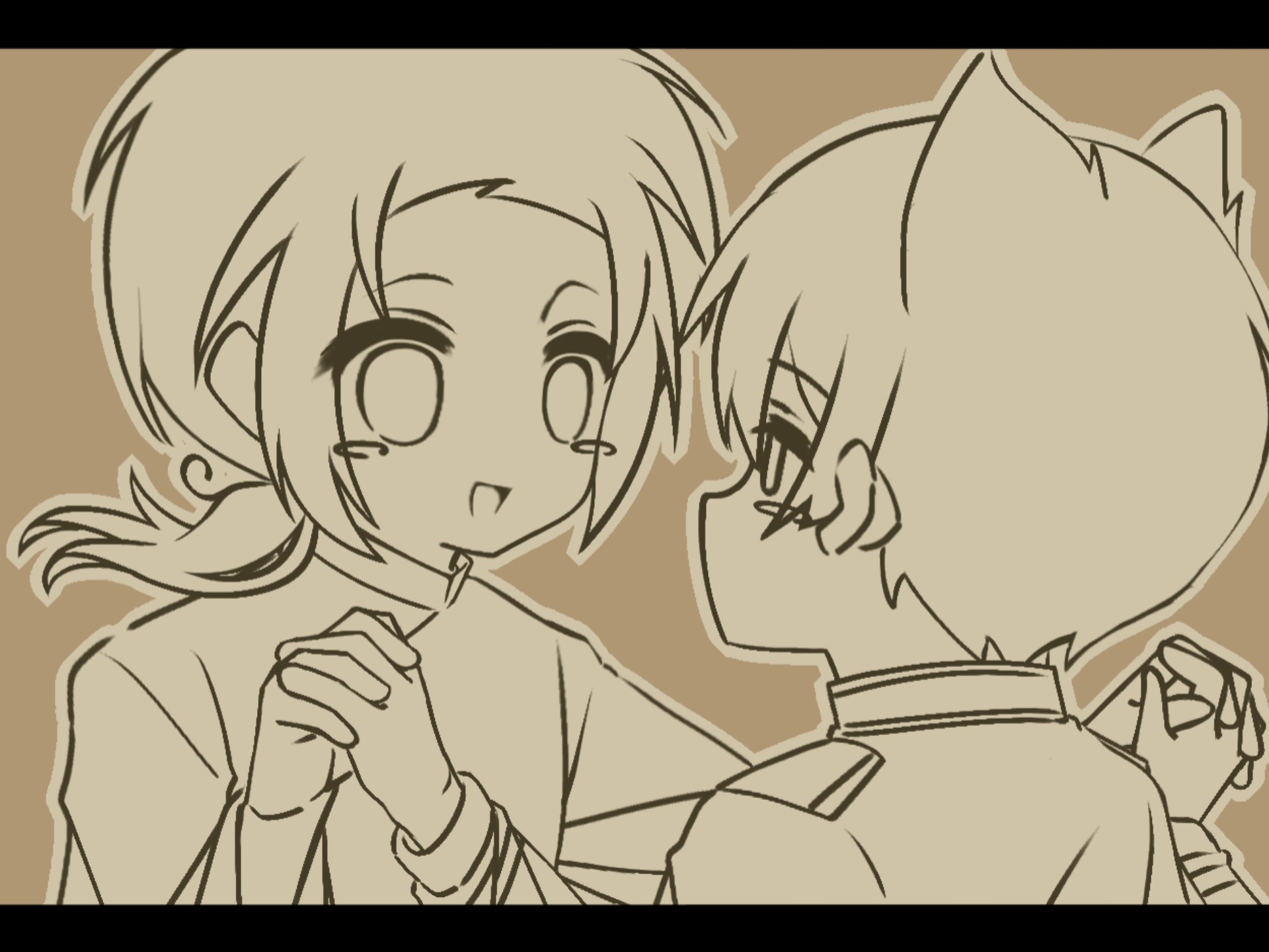 【菊耀/未完成手书】黑猫的探戈