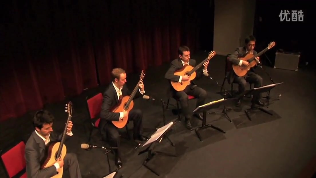 [图]水彩画吉他四重奏《天鹅》Aquarelle Guitar Quartet The Swan