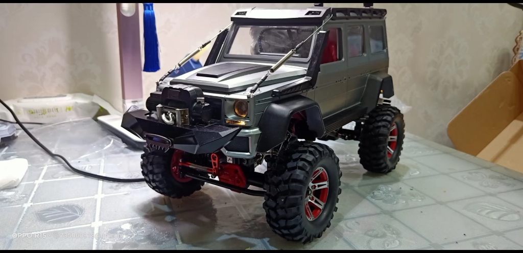 rc模型莽牛mn86ks巴博斯攀爬越野车改装