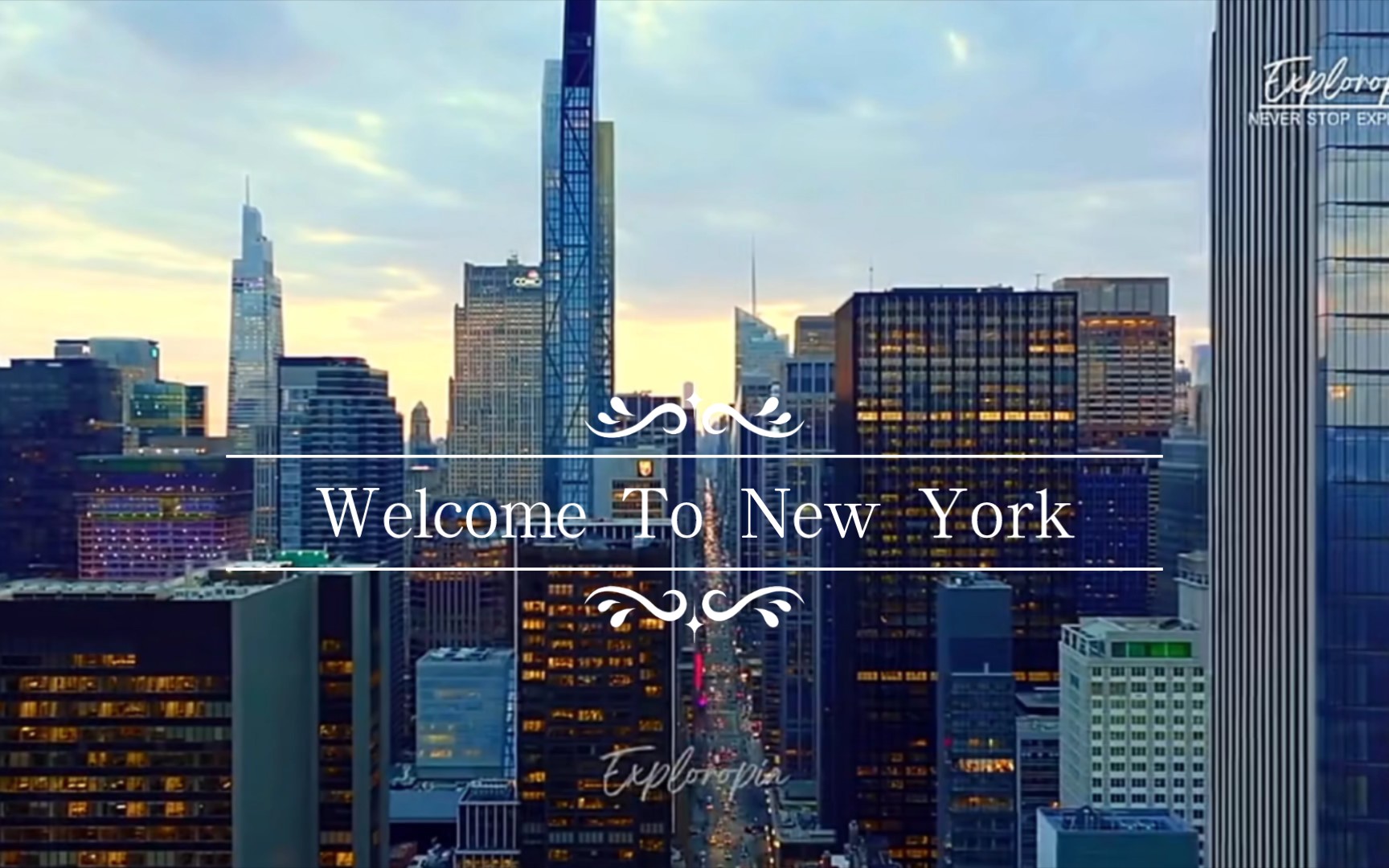 [图]Welcome To New York! 欢迎来到纽约，最繁华的大都市!