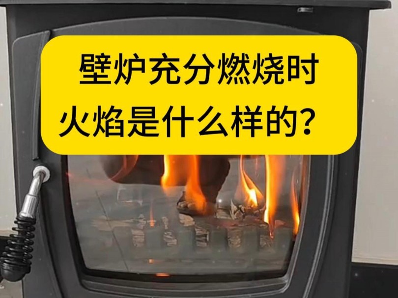 壁炉充分燃烧时火焰是什么样的?是明黄色的、翻滚的、柔和的.哔哩哔哩bilibili