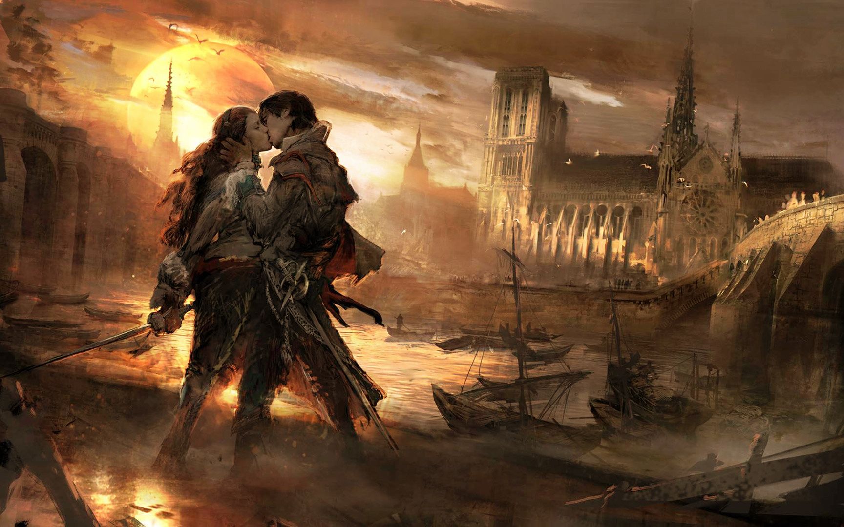 刺客信条催泪亚诺艾莉丝那一对乱世里天边的云雀