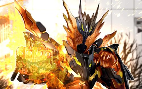 活动作品缘分享假面骑士build万丈龙我岩浆龙shf模玩分享