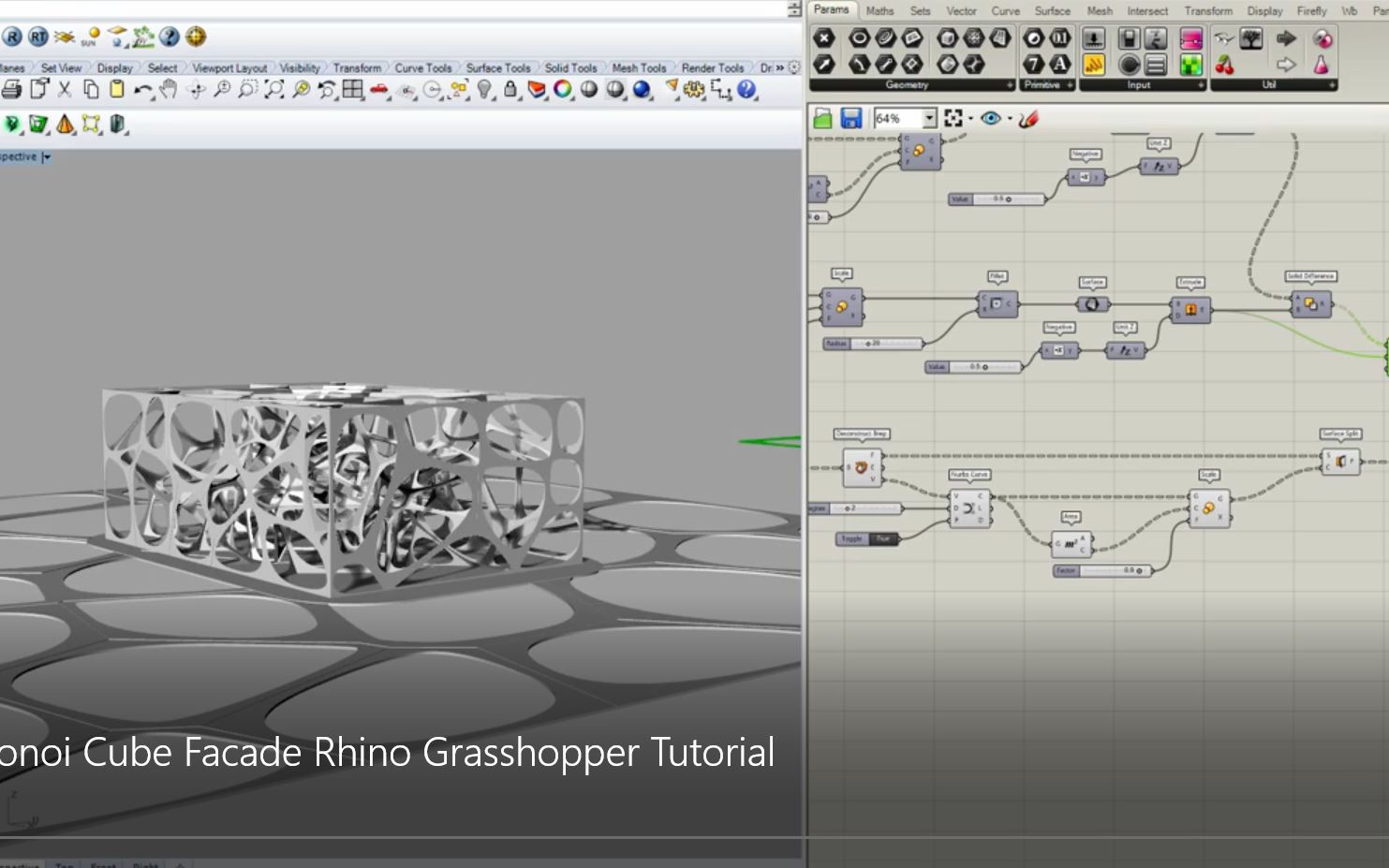 Grasshopper制作多维空间数据集形态哔哩哔哩bilibili