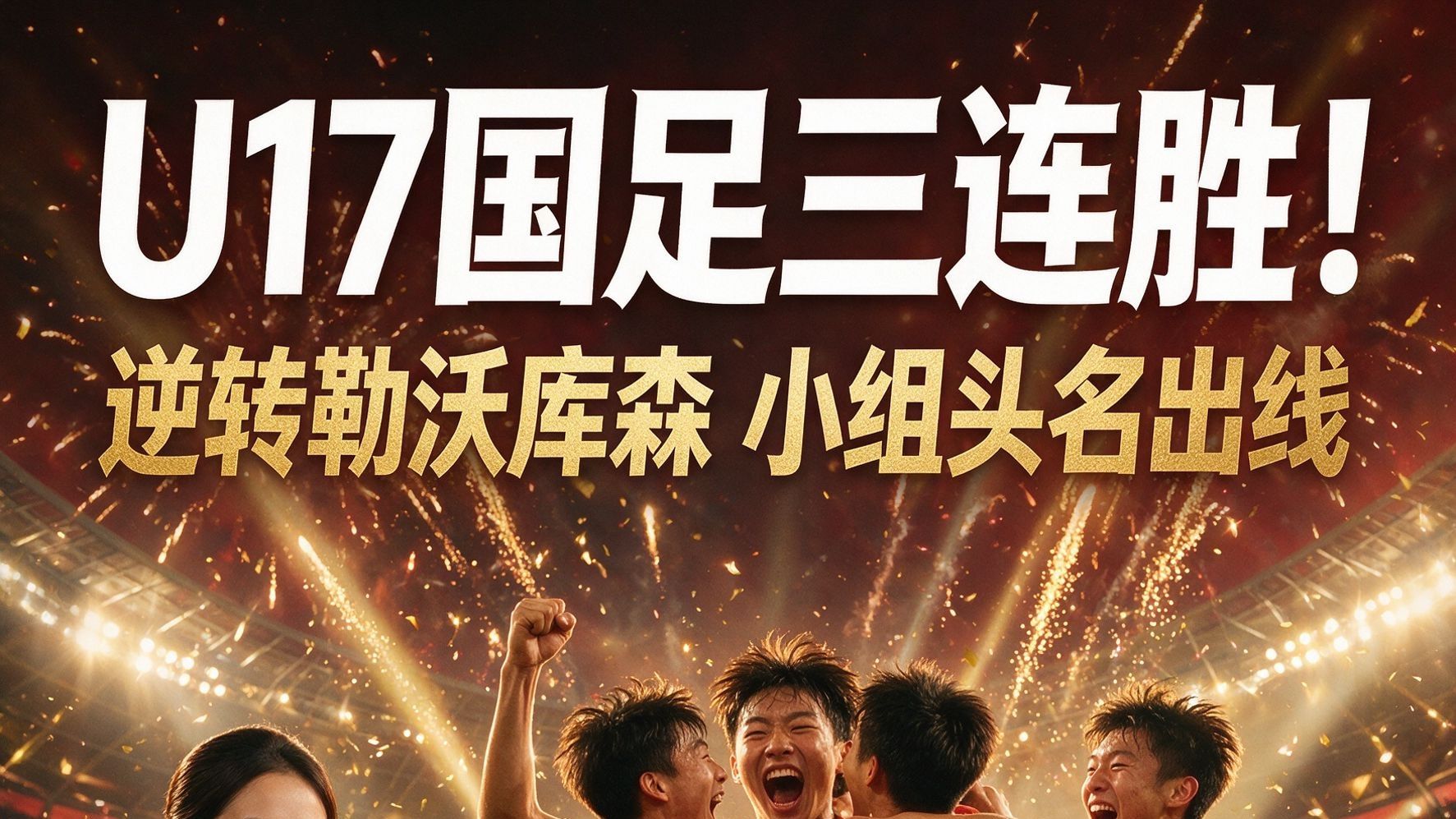 赵松源传射建功！U17国足逆转药厂三连胜⚽🔥