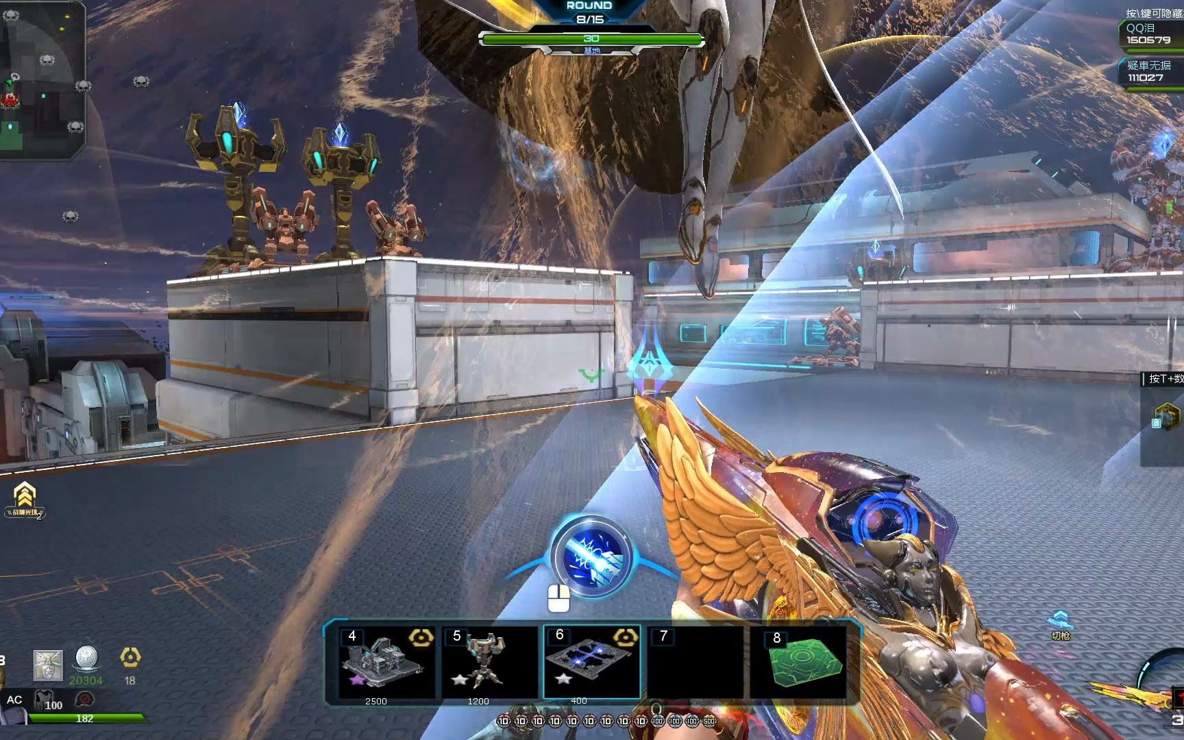 逆战银河战舰8关9关无墙双开控分教程