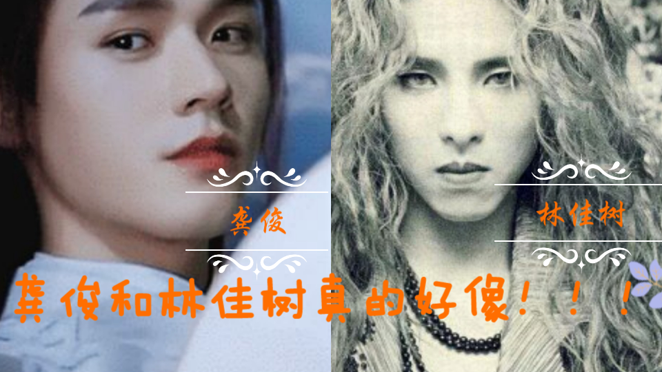 龚俊和林佳树真的好像!绝绝子