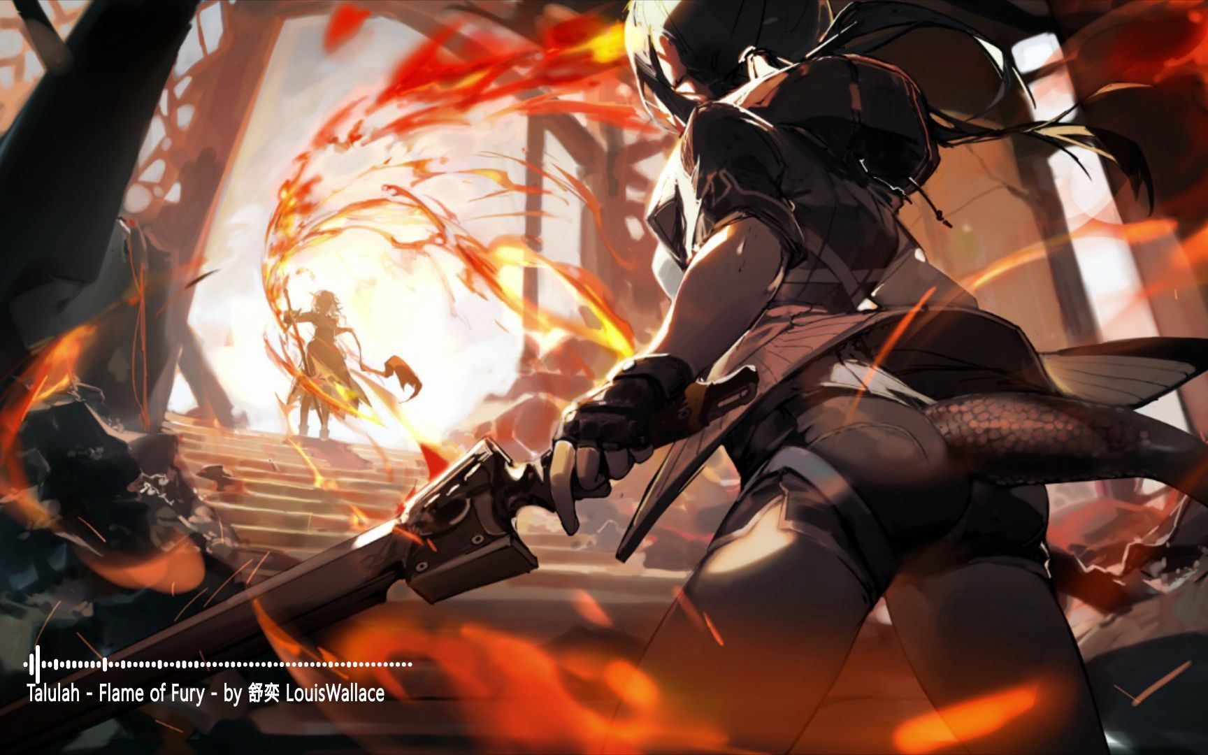 [图]【明日方舟】塔露拉主题曲原创 BGM：Talulah - Flame of Fury