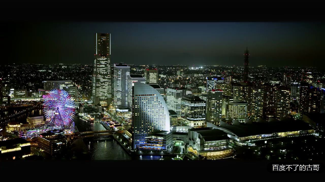 航拍日本东京夜景,不愧是亚洲第一大城市,这规模太震撼了 !