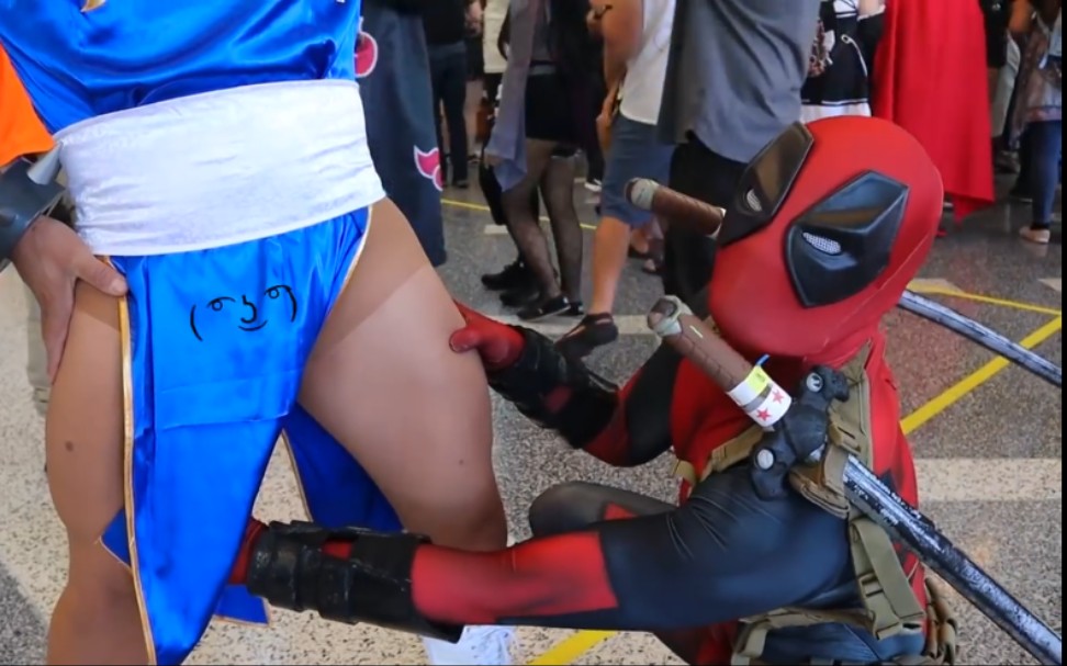 [图]【D Piddy】化身死侍大闹漫展Deadpool vs FanimeCon 2019