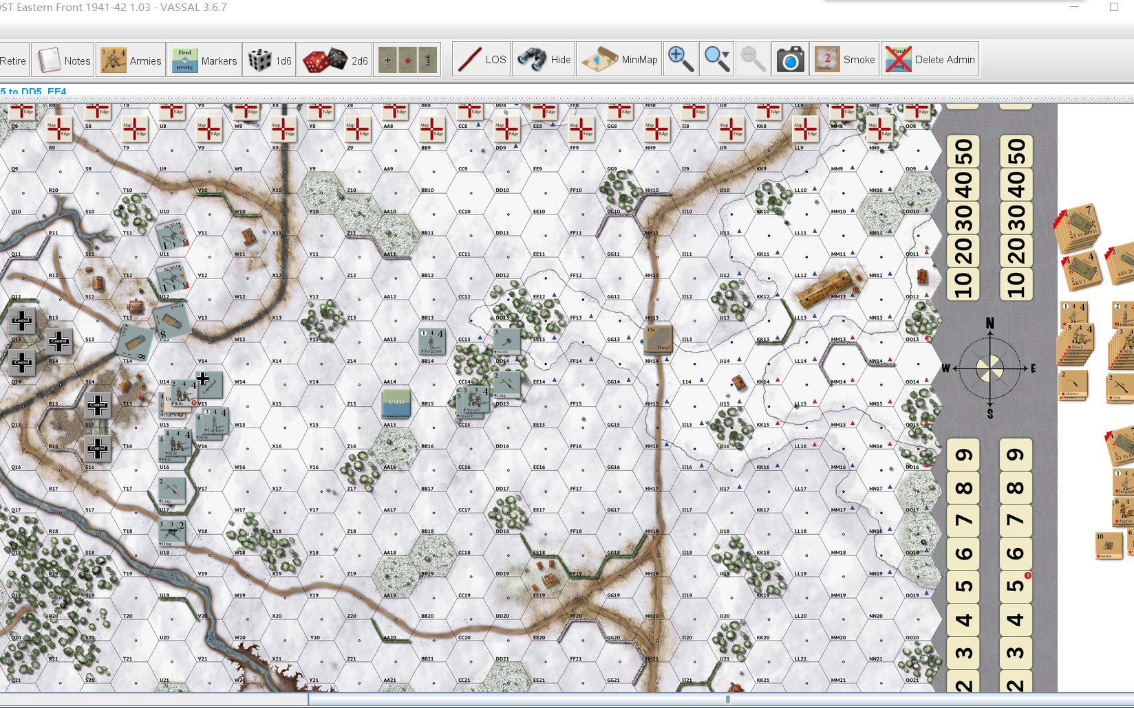 兵棋教学 战术级兵棋Old School Tactical系列渣教学