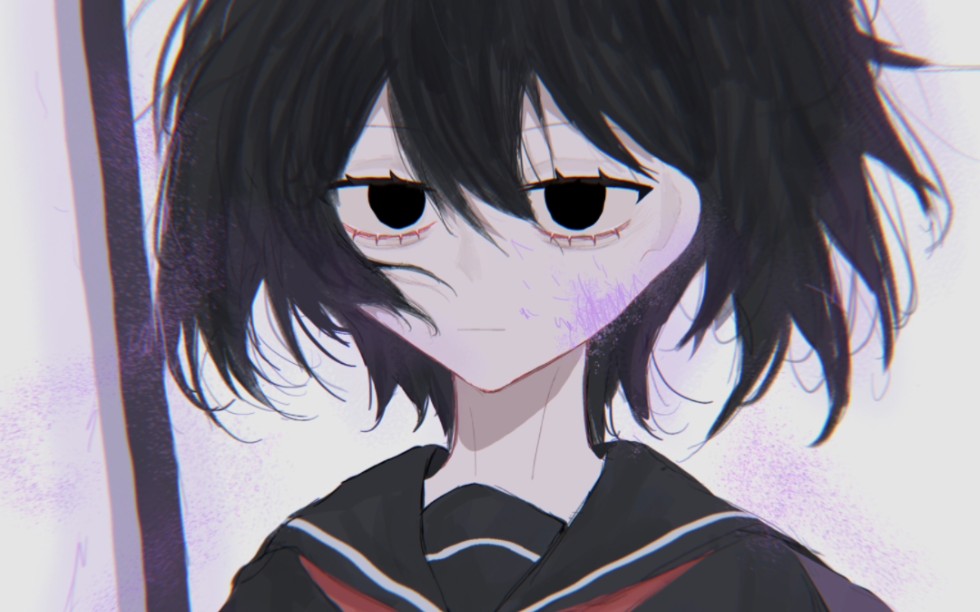 【绘画】【斩赤红之瞳】【黑瞳】