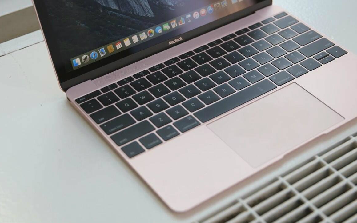 苹果最新12寸MacBook 新增玫瑰金颜色哔哩哔哩bilibili