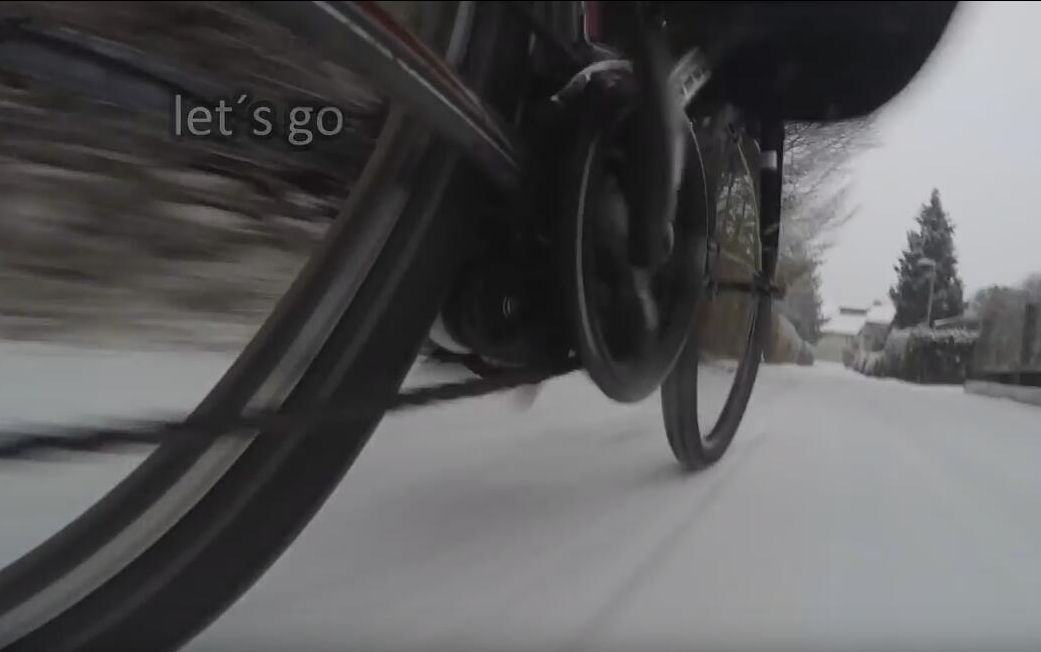 【电动助力自行车】雪地漂移ADDE 雪天骑行 世界上最小的中置电机助力系统哔哩哔哩bilibili