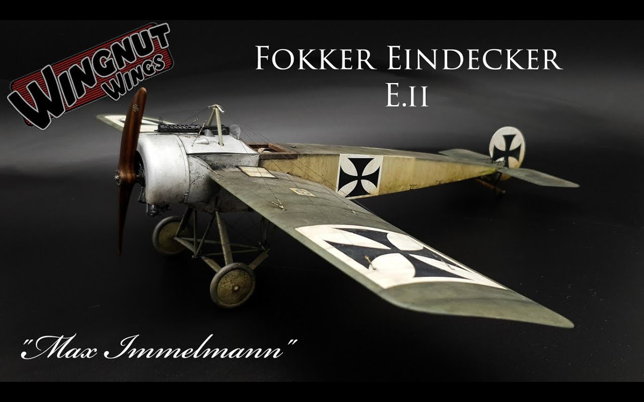 【Ipj models】1比32比例Fokker Eindecker E.ii战斗机模型制作哔哩哔哩bilibili