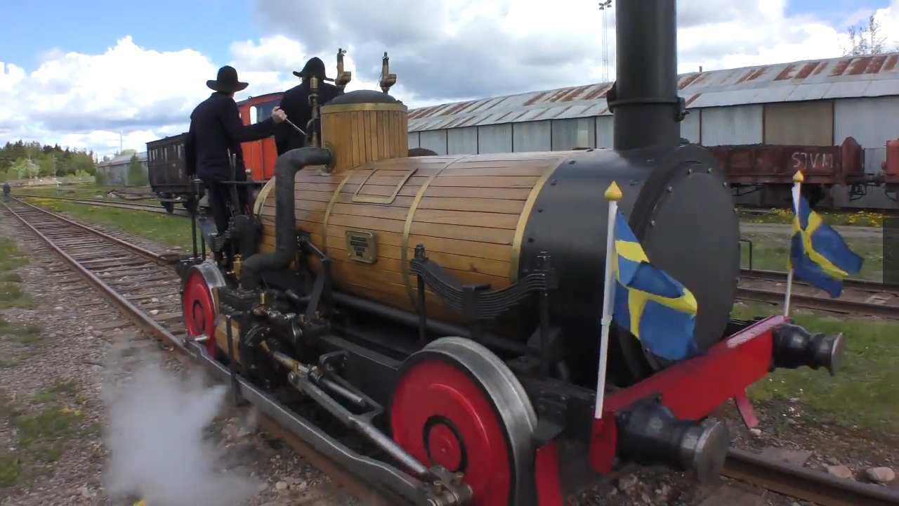 瑞典最早的蒸汽机车火车1853