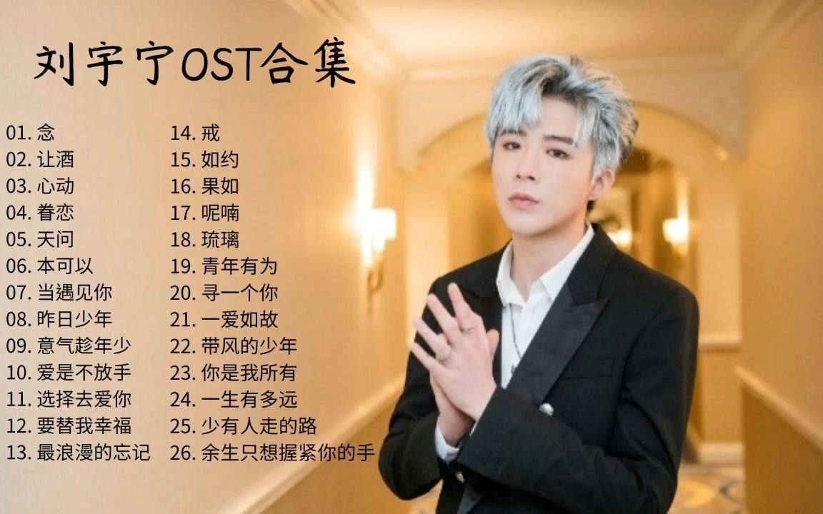 [图]摩登兄弟刘宇宁26首OST歌曲合集