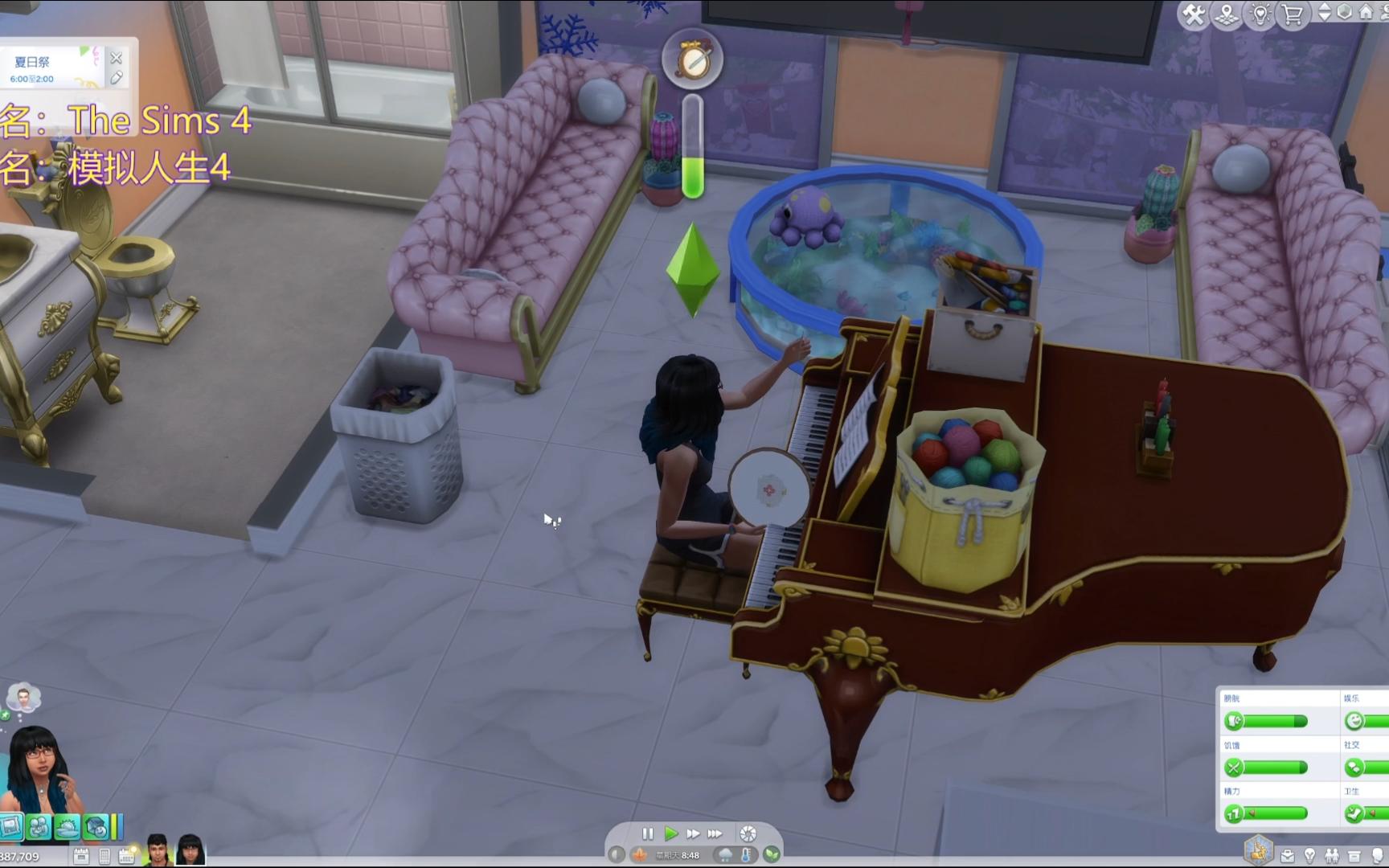 模拟人生4:晶彩创意!假日总是过得很快~愉快的双休过去了!