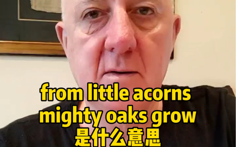 [图]from little acorns mighty oaks grow