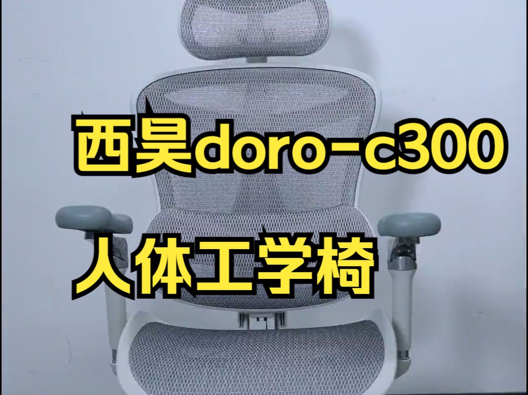 谁会拒绝一把这样的椅子呢 西昊doroc300 人体工学椅 办公椅 电脑椅哔哩哔哩bilibili