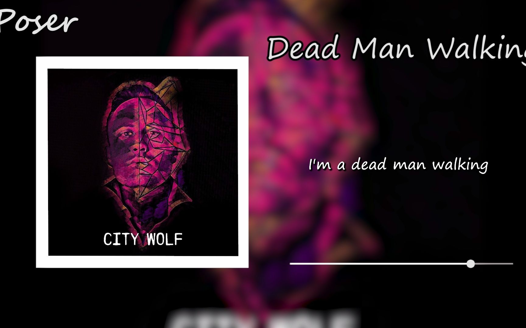 [图]日推歌单 |《Dead Man Walking》| City Wolf