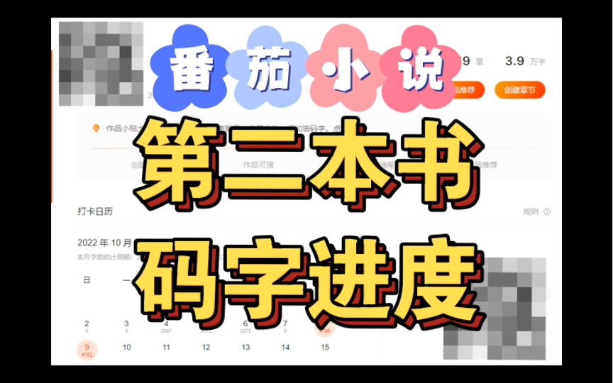 新人在番茄第二本小说全记录(2)新书码字进度及计划哔哩哔哩bilibili