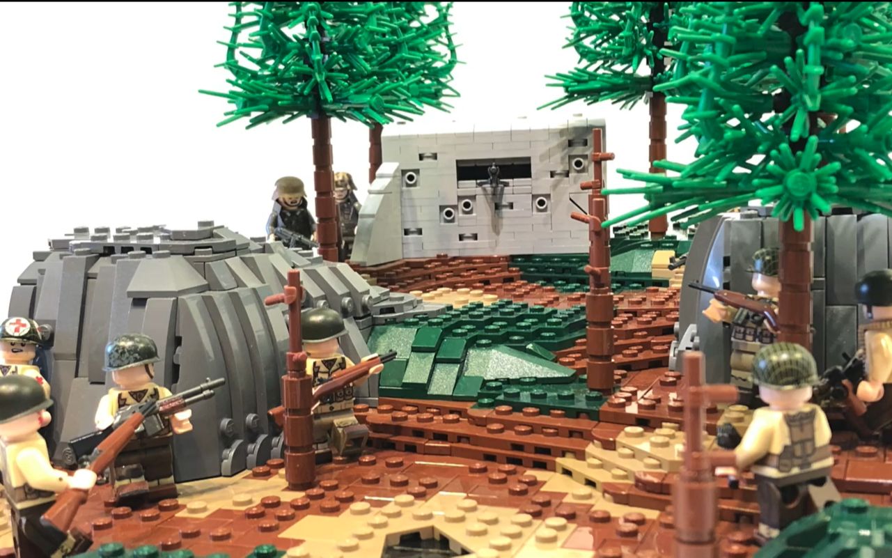 【moc场景】乐高二战:赫尔特根森林战役