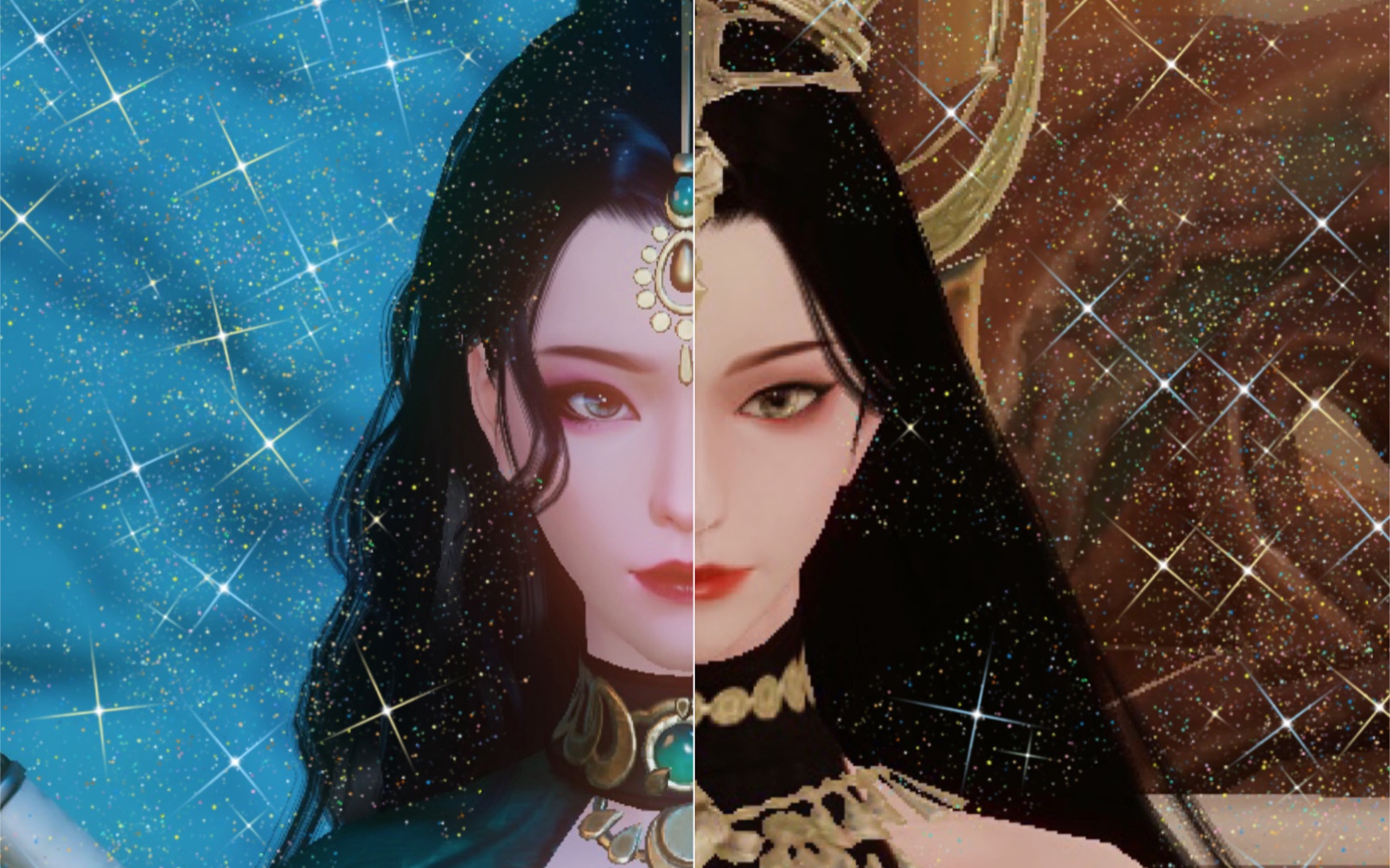 0捏脸】空含桃貌美高冷伽蓝唐明梓师姐仿妆_哔哩哔哩_bilibili