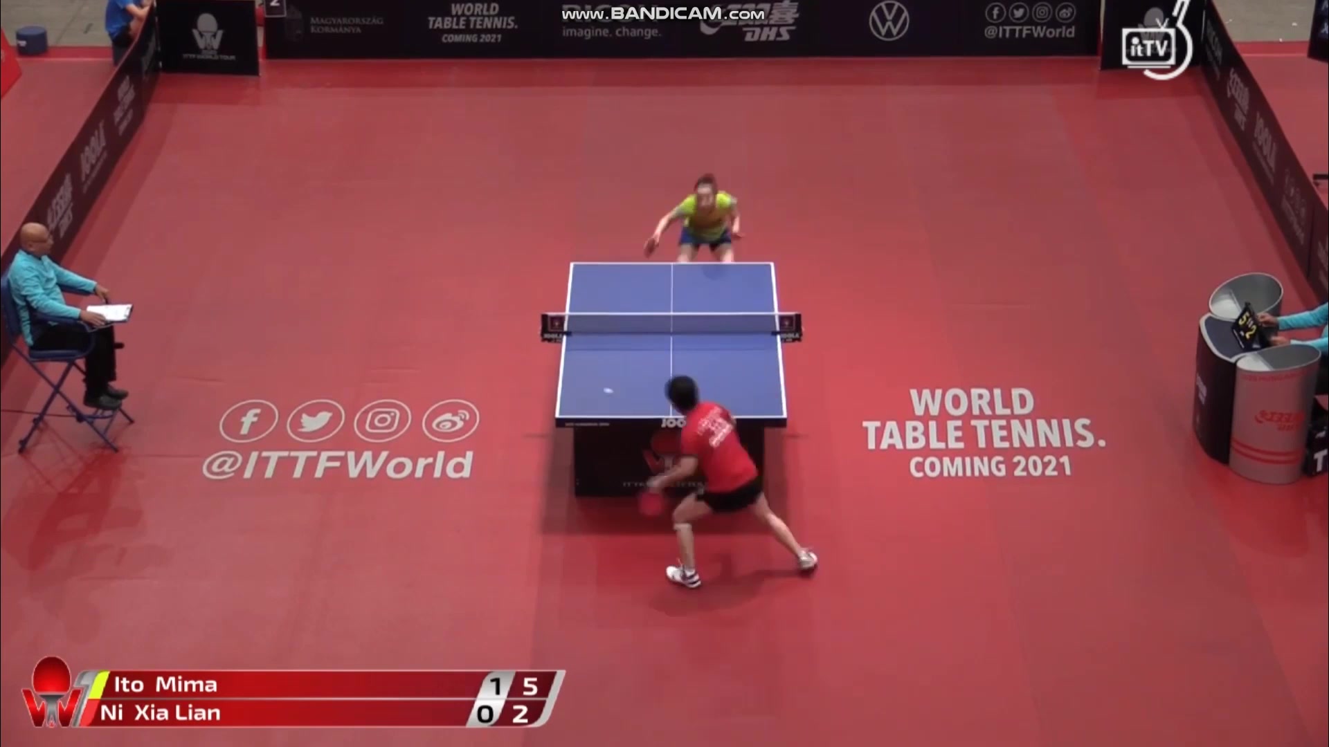 比赛剪辑 32进16 伊藤美诚 vs 倪夏莲 2020 ITTF 乒乓球匈牙利公开赛哔哩哔哩bilibili