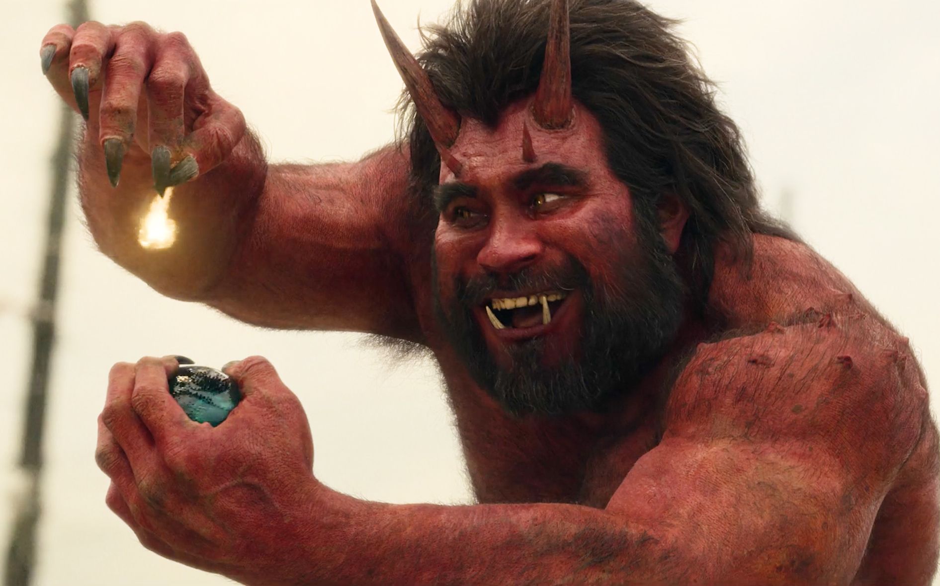 幽游白书真人版!红色怪物凶残堪比绿巨人,看到灵魂却馋成了白痴